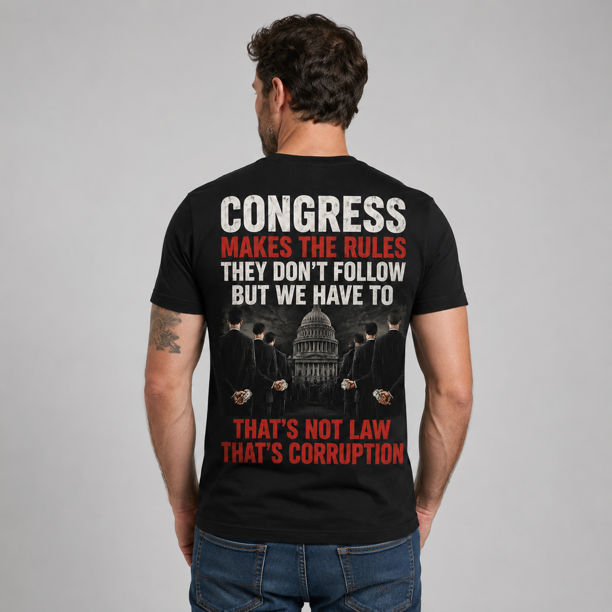 Congress Makes the Rules Shirt – Anti-Corruption Political Graphic Tee